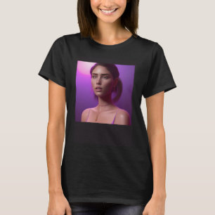 Polygel Farben Wasserfarben Frauen Kostüm Sonnenun T-Shirt