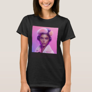 Polygel Farben Wasserfarben Frauen Kostüm Sonnenun T-Shirt