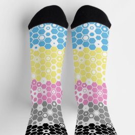 Polygender-Stolperflagge Socken