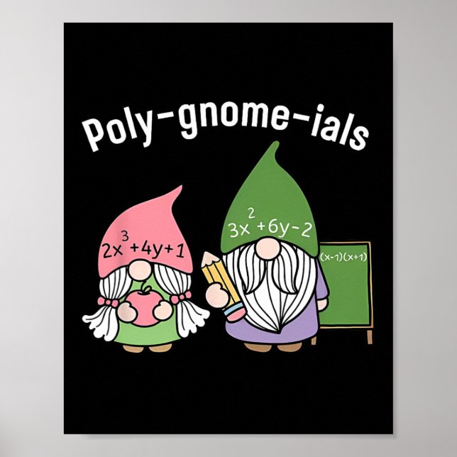 Polygnomeials Math Teacher Poster (Vorne)