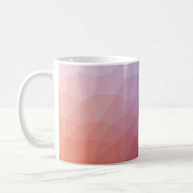  Polygon abstrakt. Moderne abstrakte Illustration  Kaffeetasse (Links)