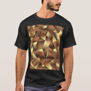 Polygon Hintergrund: Abstrakte Texturkunst T-Shirt