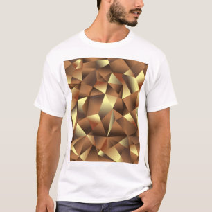 Polygon Hintergrund: Abstrakte Texturkunst T-Shirt