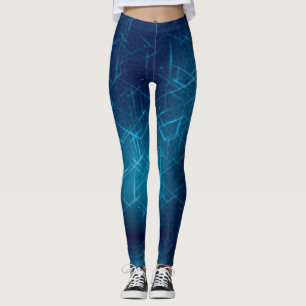 Polygon Love - Power Yoga Leggings