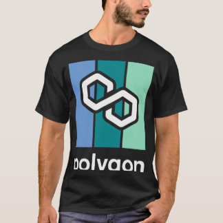 Polygon MATIC Crypto Altcoin - Modernes Design in T-Shirt