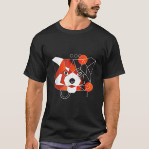 Polygon Roter Panda Minimal T-Shirt