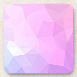 Polygonal Geometric Shapes Plastic Coaster Set Getränkeuntersetzer