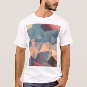 Polygonal Mosaik: kreative geometrische Eleganz. T-Shirt