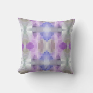 Polygonale geometrische violette lila Pixel squ Kissen