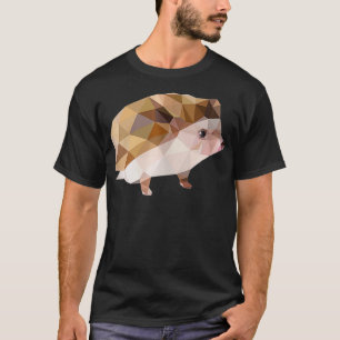 Polygonaler Niedlicher Igel Furzepig Hedgewine Pet T-Shirt
