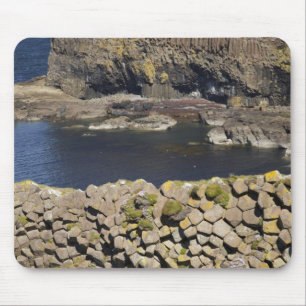 Polygonales Basalt, Staffa, vor Isle of Mull, Mousepad
