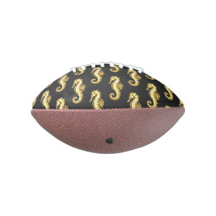 Polygonales Gold-Seepferd Football