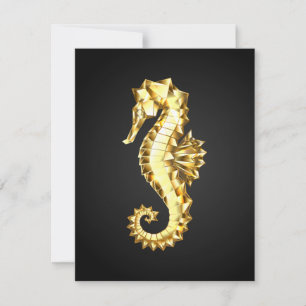Polygonales Gold-Seepferd Karte