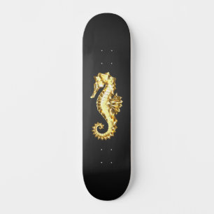 Polygonales Gold-Seepferd Skateboard