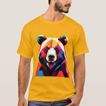 Polygonbär mit Abstraktem Stil