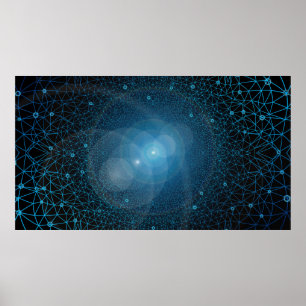Polygone - Künstliche Intelligenz Poster