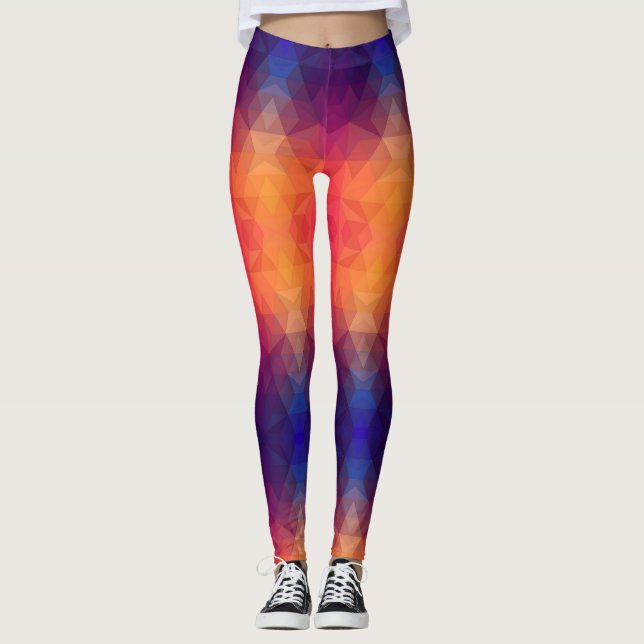 Polygone Love - Power Yoga Leggings (Vorderseite)