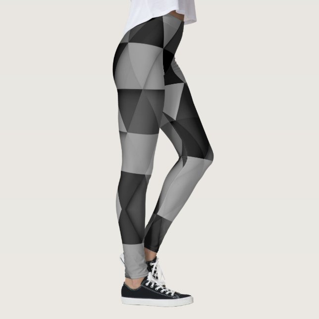 Polygone Love - Power Yoga Leggings (Rechts)