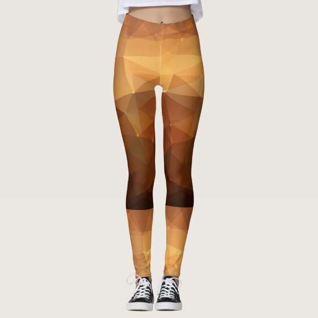 Polygone Love - Power Yoga Leggings (Vorderseite)