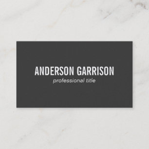 Polygonen   schwarz visitenkarte