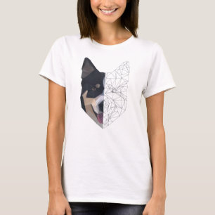 Polygonkunst - Hundelrüben - Wildsüße Tiere T-Shirt