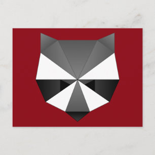 Polygonraccoon Postkarte