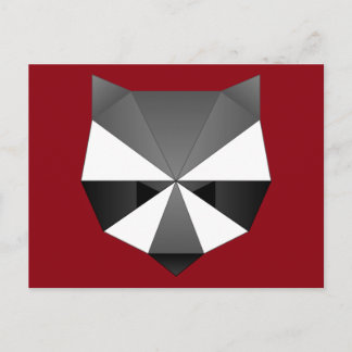 Polygonraccoon Postkarte