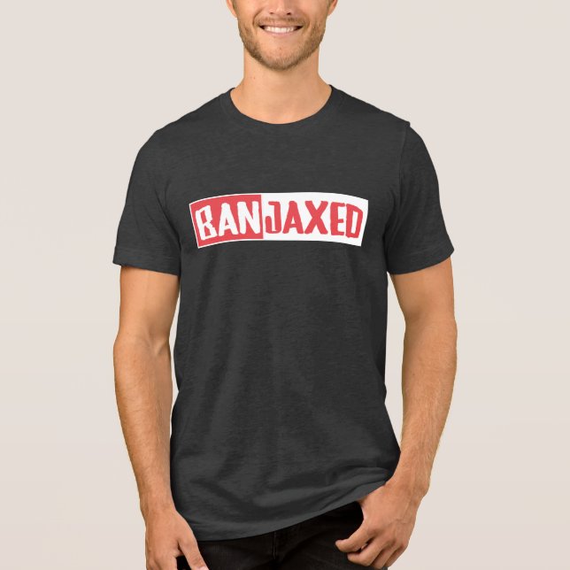 Polyhedron Collider Podcast - Banjaxed Tri-Blend Shirt (Vorderseite)