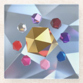 Polyhedron Geometric Shapes Untersetzer