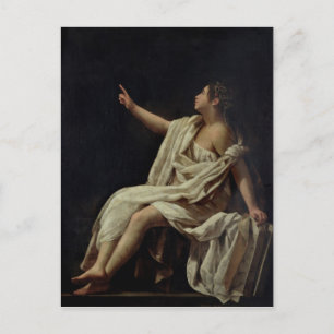 Polyhymnia, die Muse of Lyric Poetry, 1620 Postkarte