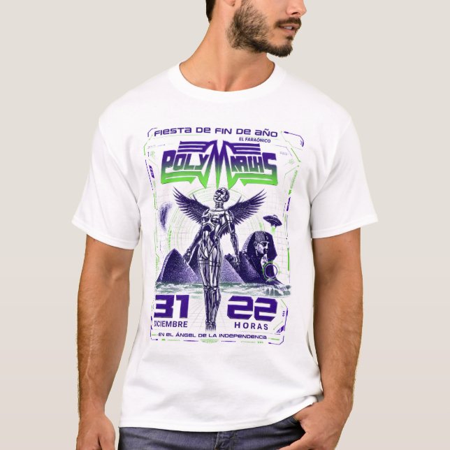 Polymarchs High Energy Retro 80er. T-Shirt (Vorderseite)