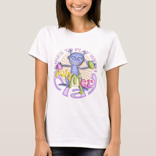 Polymer-Lehm-Künstler-T-Shirts T-Shirt (Vorderseite)