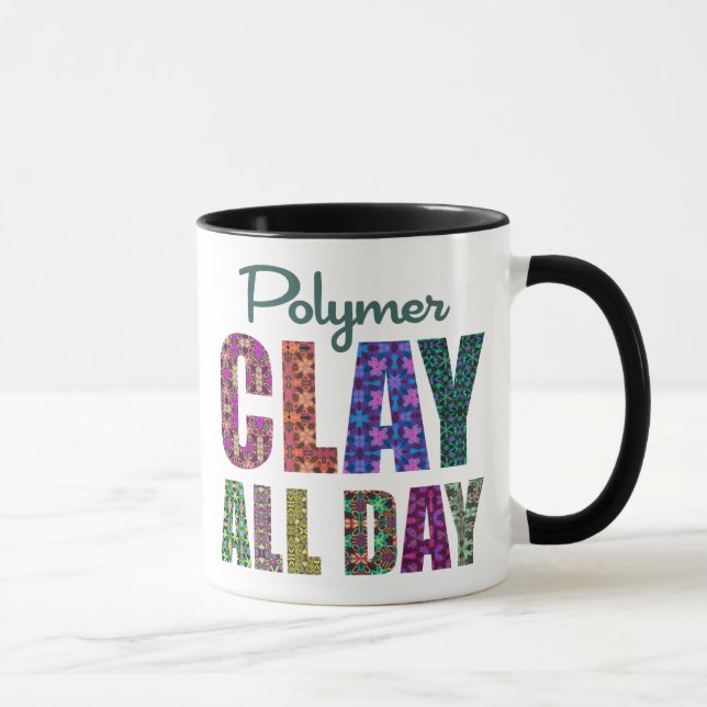 Polymer-Ton den ganzen Tag Tasse (Rechts)