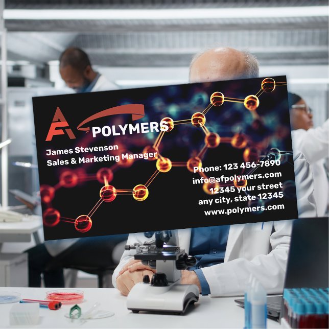 Polymerunternehmen Visitenkarte (Von Creator hochgeladen)