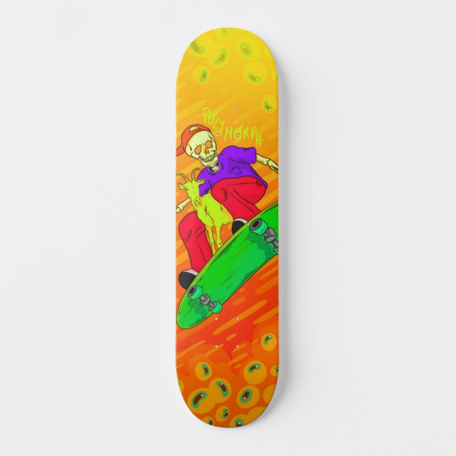 Polymorph Skeleton & Friends Skateboard (Vorderseite)