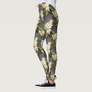 POLYNESIAN DRAGON CACTUS NIGHBLOOM LEGGINGS
