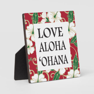 POLYNESIAN DREAM PATTERN IN CHRISTMAS - OHANA FOTOPLATTE