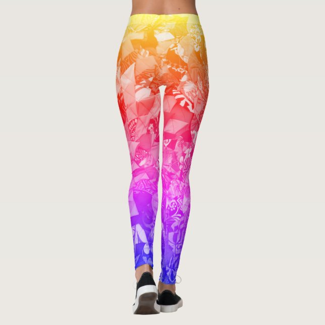 POLYNESIAN WAIKIKI PATTERNS LEGGINGS (Rückseite)