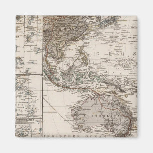 Polynesien-Karte Magnet