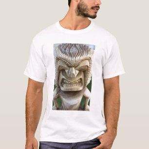 Polynesien, Königreich Tonga. Nahaufnahme eines Ti T-Shirt