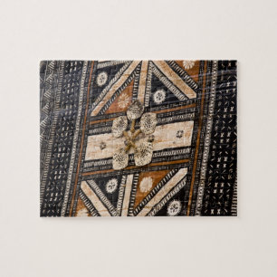 Polynesien, Königreich Tonga. Tapa Puzzle