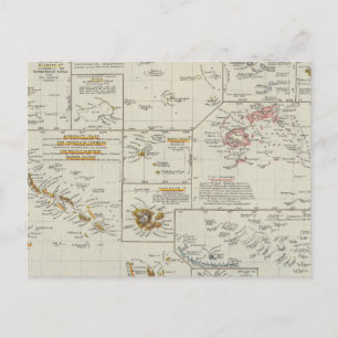 Polynesien, Pazifikinseln Postkarte