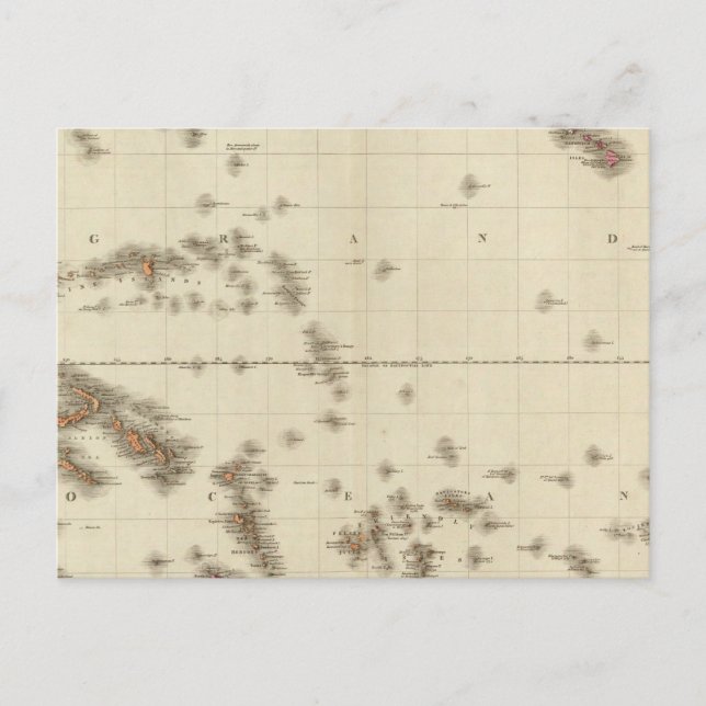 Polynesien Postkarte (Vorderseite)