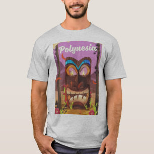 Polynesien-Tiki-Maske T-Shirt