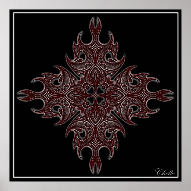 Polynesier Star Poster (Vorne)