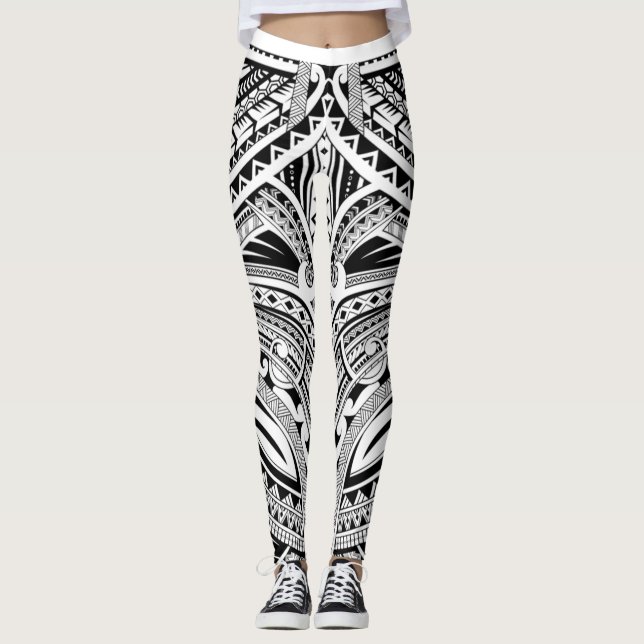 Polynesisch 003 leggings (Vorderseite)