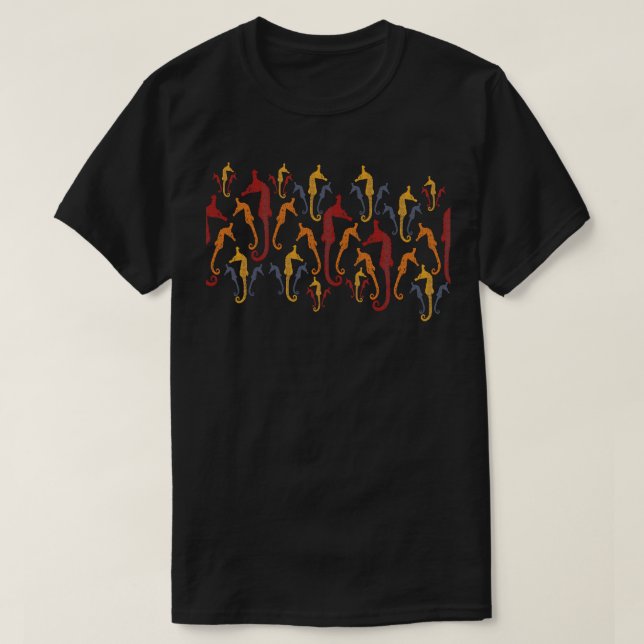 Polynesisch australische Aborigine-Farbmuster T-Shirt (Design vorne)