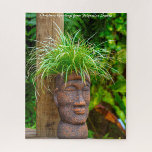 Polynesisch Samoa.Weihnachtsgrüße Puzzle