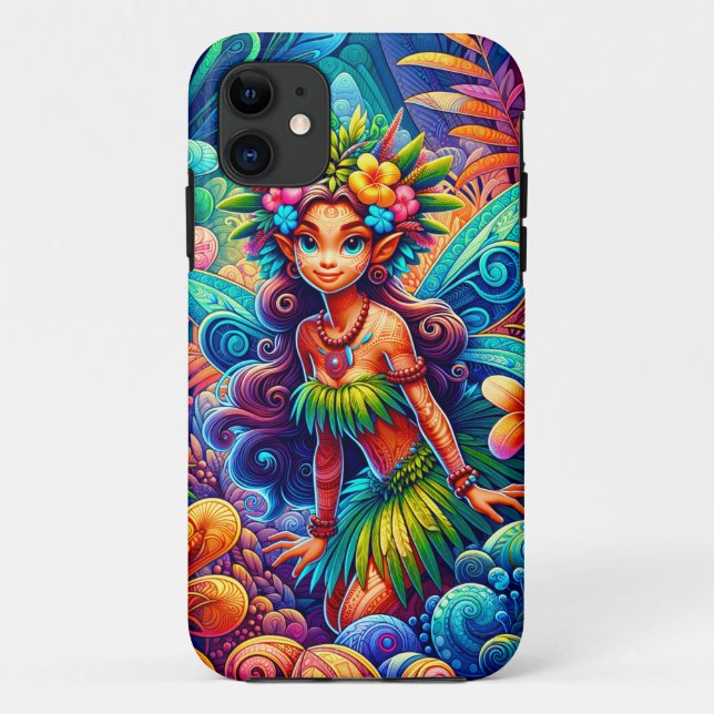 Polynesische Märchen Case-Mate iPhone Hülle (Rückseite)