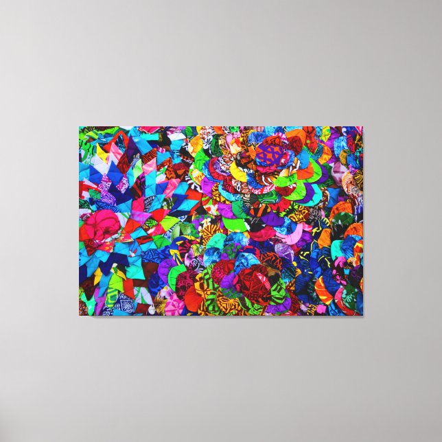 POLYNESISCHE PATTER 32x48 Leinwanddruck (Vorderseite)